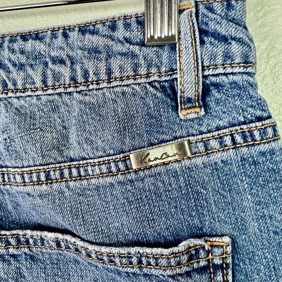 KanCan Women's Bobbie Ultra High Rise Straight Leg Jeans Distressed Size 3/25 - Picture 7 of 9